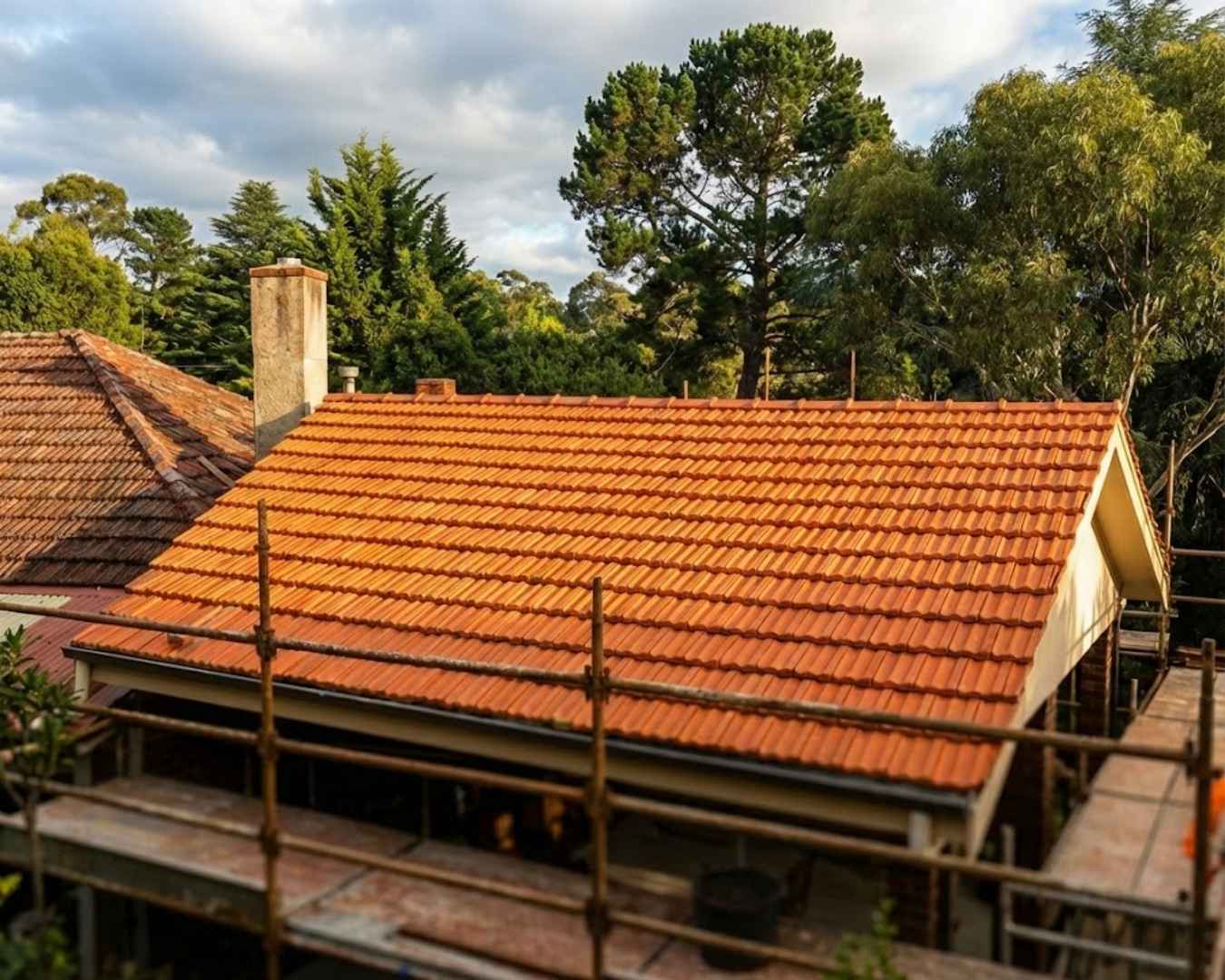 Completed heritage roofing restoration in Adelaide preserving original roof structure