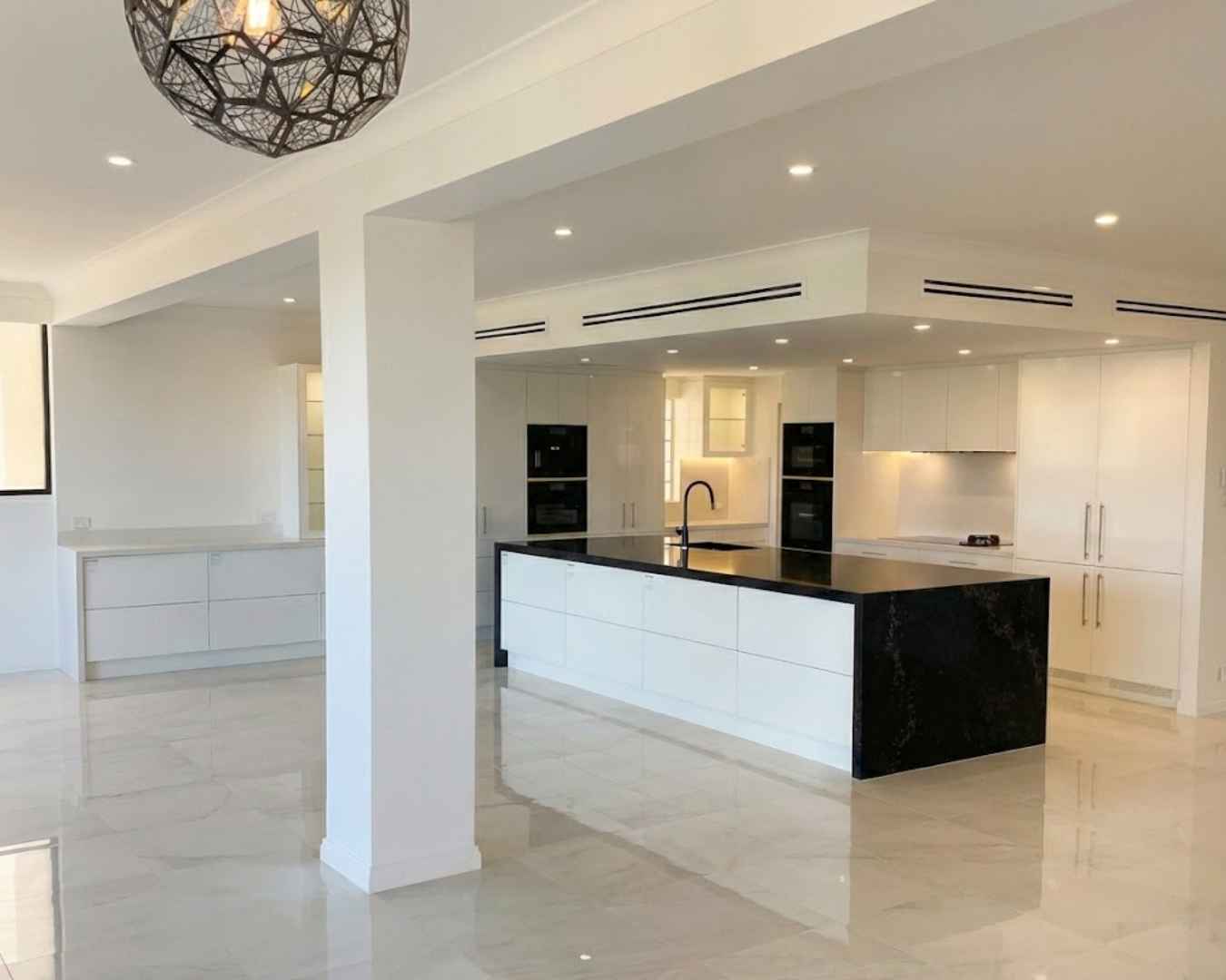 Completed kitchen renovation as part of full home transformation in Adelaide