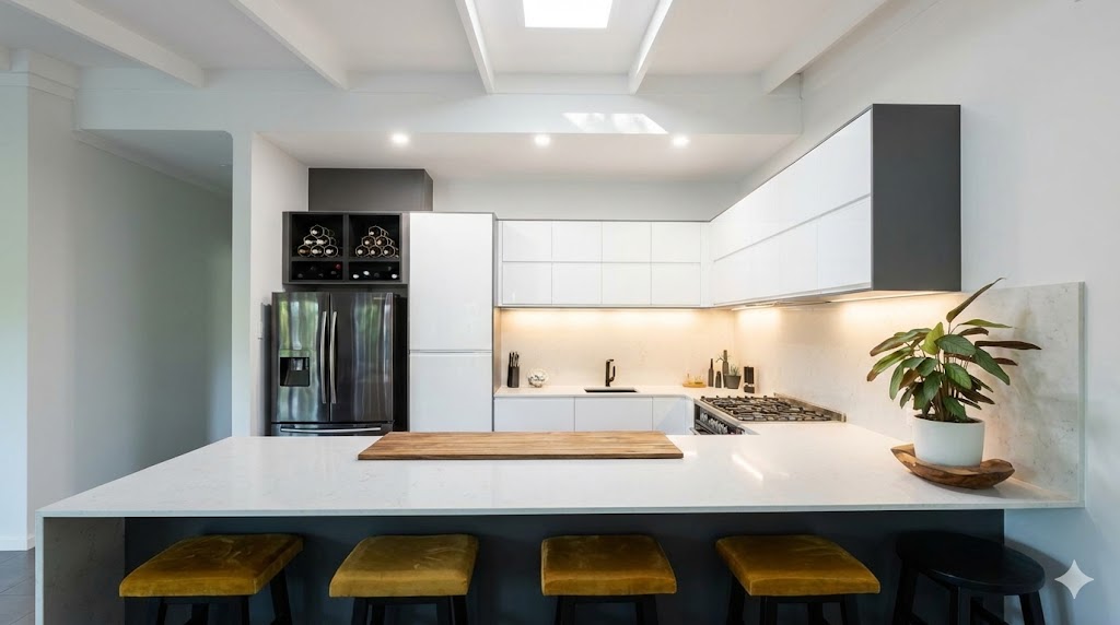 Completed kitchen renovation in Adelaide heritage home