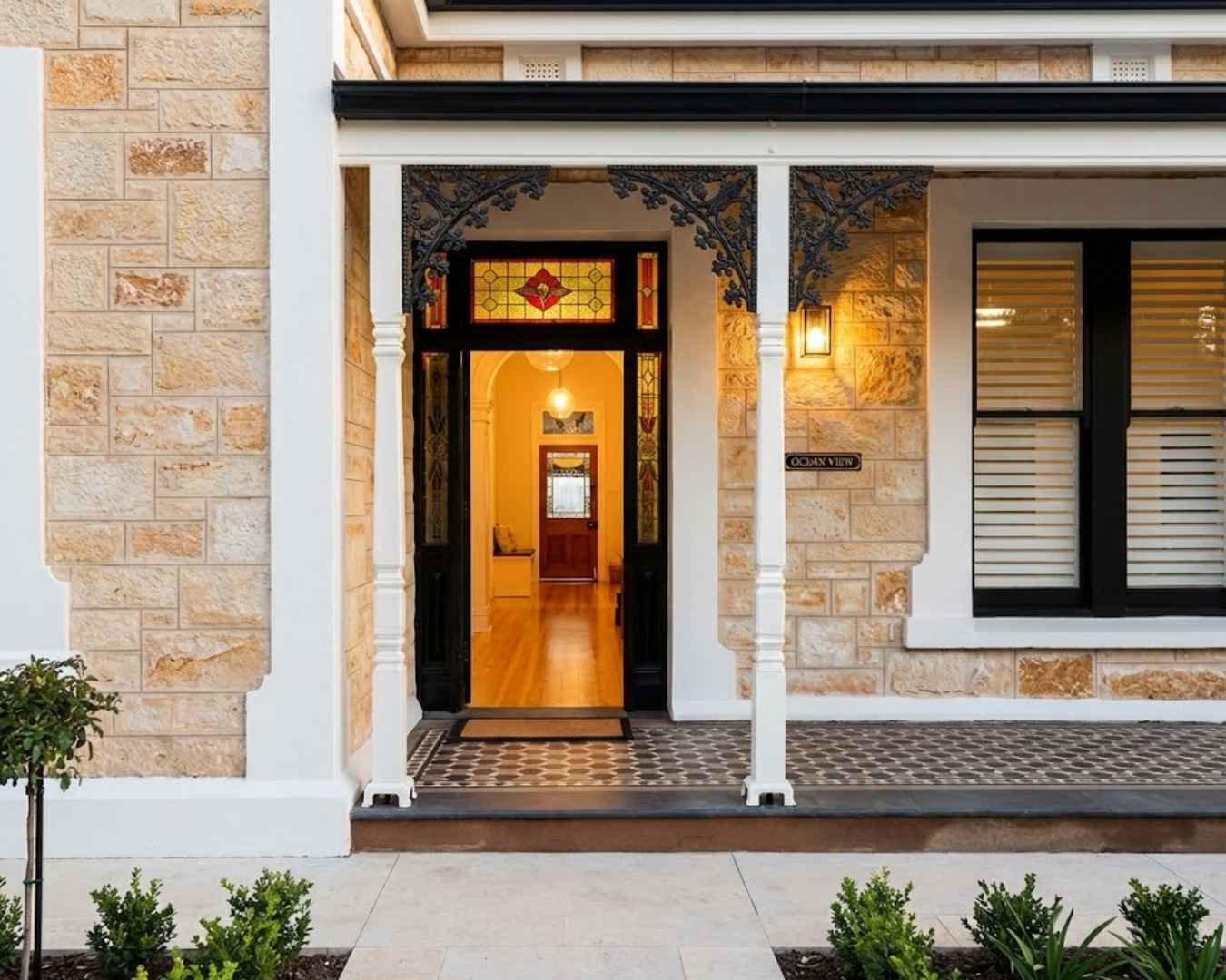Completed porch renovation in Adelaide with quality timber construction